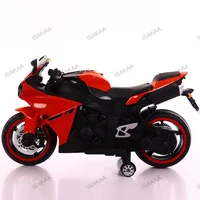 World On Wheels 12V BLUE BIG R1 Kids Bike Battery Operated Ride On Bike With LED Lights and Wheel lights – 2-8 years image 6