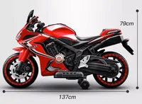 Kids Bike – Electric Bike CBR999 / N999 2 Motor Drive Kids Battery Operated Ride on Bike for Kids with Better Grip image 4