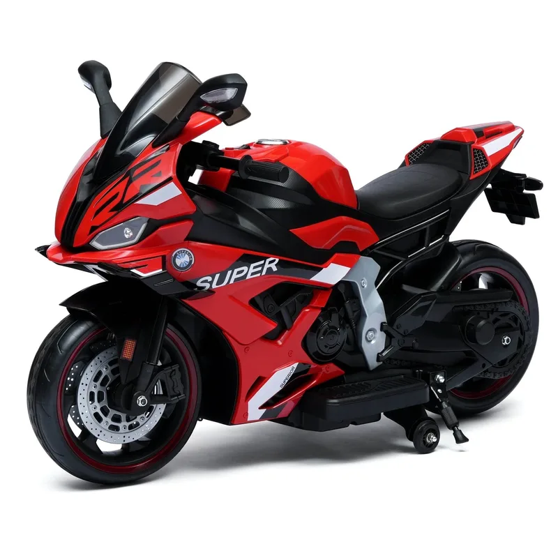 World On Wheels | Big RR kids bike BDQ-008 12V Battery Operated Ride On Bike for Kids, 1 to 10 Years