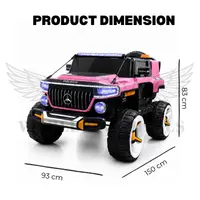 WOW Polaris Kids Battery Operated Ride-On Jeep – Pink image 6