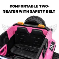 WOW Polaris Kids Battery Operated Ride-On Jeep – Pink image 8