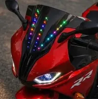 World on Wheels R-20 Kids' Electric RR Ride-On Motorcycle - Red image 6