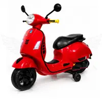 World on Wheels Battery Operated Vespa Scooter for Kids – Red image 3