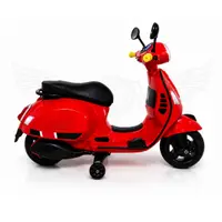 World on Wheels Battery Operated Vespa Scooter for Kids – Red image 5
