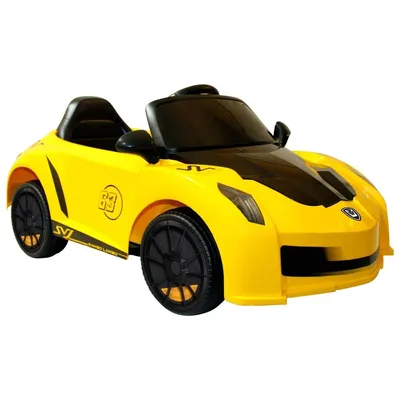 World On Wheels | Rambo-Lamboo Best Electric Car for Kids, Remote with Swing Function LFC-YKL-2688 | Yellow