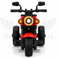 WOW Hawk Kids Battery Operated Ride-On Bike – Red image 4