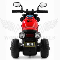 WOW Hawk Kids Battery Operated Ride-On Bike – Red image 6