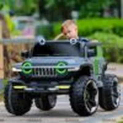 World On Wheels 2 Seater 4X4 WN1166 Ride on Jeep for Kids 2 – 12 Years | Four Wheel Drive Jeep | 5 Motors with Remote