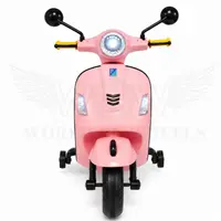 WOW Vespa Kids Battery Operated Ride-On Scooter – Candy Pink image 2