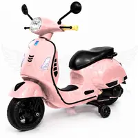 WOW Vespa Kids Battery Operated Ride-On Scooter – Candy Pink image 4