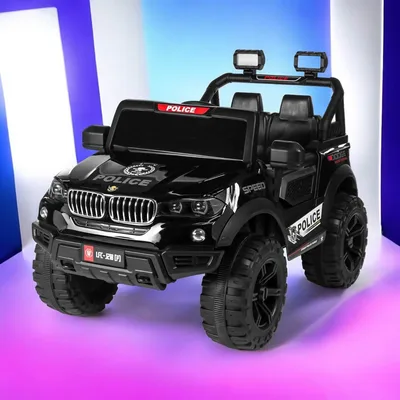 World On Wheels | Eleanor Ride on Jeep SUV Police Car For upto 7 years kids Speed-888