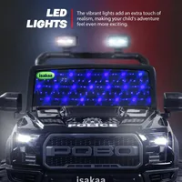 World On Wheels POBO Ford Endeavour Style Kids Jeep | 2X2 Drive | 6 Months โ 9 Years | Mobile App & Remote Control | Bluetooth | Windshield Lights | 45kg Capacity image 1