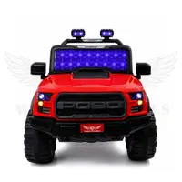 World on Wheels POBO 4x4 Battery Operated Ride-On Jeep for Kids with Remote Control – Red image 4