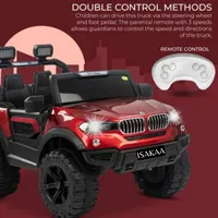 World On Wheels BMW Kids Car Battery Operated Ride on SUV for Kids | Mode No. FLP888 image 3
