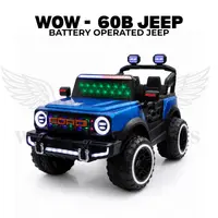 WOW 60B Kids Battery Operated Ride-On Jeep – Blue image 1