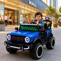 WOW 60B Kids Battery Operated Ride-On Jeep – Blue image 2