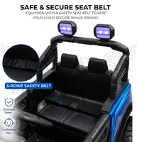 WOW 60B Kids Battery Operated Ride-On Jeep – Blue image 7