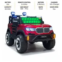 World On Wheels WLP-34 BMW Kids Jeep | Premium Ride-On 4X4 Car with 5 Motors | Remote + App Control | Bluetooth, Music, LED Lights | 6M–8Y | 75kg image 1