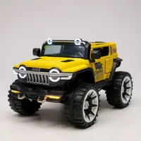 Buy World On Wheels WN502 Kids Jeep – 12V 4X4, Dual Seats, Windshield Lights &amp; Wheel Lights. Luxury ride-on jeep car for kids with remote &amp; app control. image 4