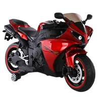 KIDS Bike – World On Wheels 12V R1 Kids Bike Battery Operated Ride On Bike With LED Lights and Wheel lights – 2-8 years. image 1