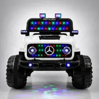 World on Wheels Savage Rover 4x4 Battery Operated Ride-On Jeep for Kids with Remote Control – White image 2
