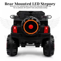 World on Wheels Thunder 2188 Battery Operated Ride-On Jeep for Kids with Remote Control – Red image 5