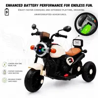 WOW Yamaha Kids Battery Operated Ride-On Bike – White image 6