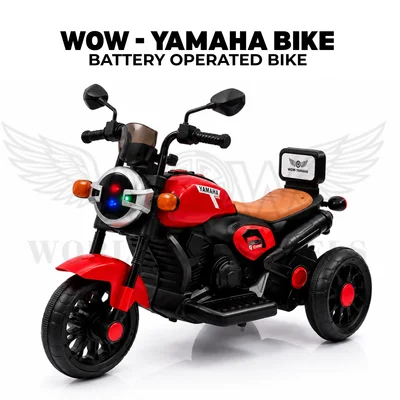 WOW Yamaha Kids Battery Operated Ride-On Bike – Red