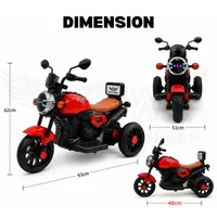 WOW Yamaha Kids Battery Operated Ride-On Bike – Red image 7