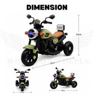 WOW Yamaha Kids Battery Operated Ride-On Bike – Green image 7