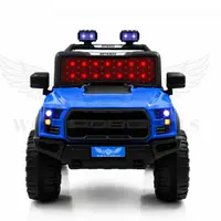 World on Wheels POBO 4x4 Battery Operated Ride-On Jeep for Kids with Remote Control, Swing Mode, LED Lights & Music System ā Blue image 4