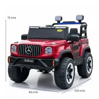 World On Wheels WLP-36 Mercedes G-Wagon Kids Car 4X4 – 5 Motors, Bluetooth, App Control, Remote & Police Lights image 3
