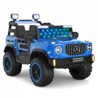 World On Wheels WLP-36 Mercedes G-Wagon Kids Car 4X4 – 5 Motors, Bluetooth, App Control, Remote & Police Lights image 5
